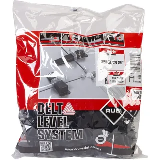 Rubi Delta Levelling – Pack von 200 Kabelbinder (3 – 12 mm), schwarz