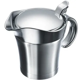 Westmark Thermo-Sauciere mit Klappdeckel, Füllvolumen: 0,5l, Rostfreier Edelstahl/Kunststoff, silber, matt 0,5 l