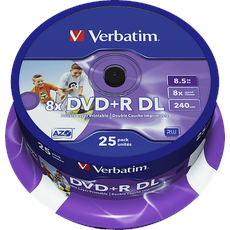Bild von DVD+R DL 8,5GB 8x bedruckbar 25er Spindel