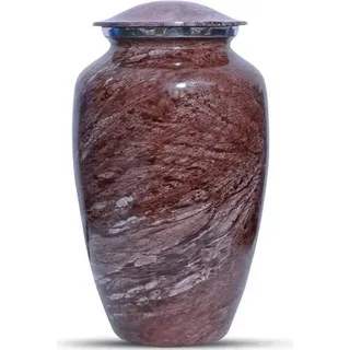 XXL Urne aus Aluminium - 3,5 Liter - Einzigartige Urne für Mensch und Tier - Dekorative Ascheurne - Sandsturm Design