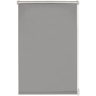 GARDINIA EASYFIX Rollo Thermo Energiesparend, grau, B:70cm H:150cm, Polyester, Rollos, Seitenzugrollo, abdunkelnd mit Thermobeschichtung