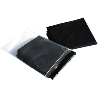 YACHTICON Ersatz-Plastikbeutel für Klapptoilette schwarz - 12 Stück