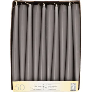 Papstar STARPAK Kerzen 50 St. grau