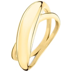 Liebeskind Ring LJ-1442-R-58 aus Edelstahl in gold