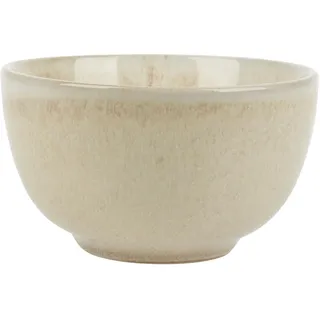 GENEVIEVE LETHU 535334 Schale aus Steingut, 24 cl, Kollektion Nuancia, Ø 10 cm, Höhe 6 cm, cremefarben