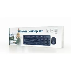 Bild von Wireless desktop set USB QWERTY Englisch Schwarz