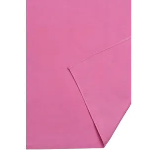 Sleepdown Einfarbiges großes Strandtuch, weiche Mikrofaser, saugfähig, für Schwimmbad, Reisen, Camping, Bad, Sauna, Fitnessstudio, Yoga, mit Tasche, Rosa, 160 x 90 cm