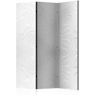 artgeist Paravent , Weiß , Holz, Kunststoff, Textil , Kiefer , massiv , Abstraktes , 135x172x3 cm , Motiv auf Vorder- und Rückseite, Akustikschaumstoff , Wohnzimmer, Raumteiler, Paravents