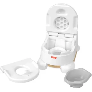 Fisher-Price HBX68-4-in-1 Premium Töpfchen – mitwachsendes Töpfchen, mit realistischen Geäruschen & Musik, für Babys und Kleinkinder