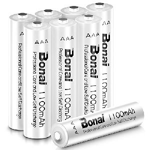 BONAI Akku AAA 1100mAh 8 Stück Wiederaufladbare Batterien um 6,03 € statt 8,19 €