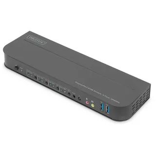Digitus DS-12890 4 Port KVM-Extender DisplayPort HDMI Maus, Tastatur 3840 x DP in, 1 x DP/HDMI out
