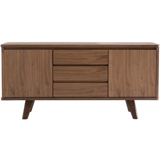 Design-Sideboard Nussbaum FIFTIES