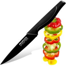 Universalmesser Wave 29 cm – Hochwertiger Edelstahl – Scharfes Messer in Profi-Qualität für Obst, Gemüse & Co – Beschichtete Klinge für einfacheres Schneiden – Soft-Touch-Griff