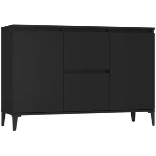 vidaXL Sideboard Schwarz 104x35x70 cm Holzwerkstoff