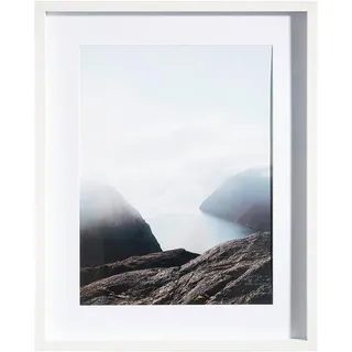 Fotorahmen , Weiß , Holz, Glas , 42x52x3 cm , Fsc , Bilder & Rahmen, Bilderrahmen, Bilderrahmen & Fotorahmen