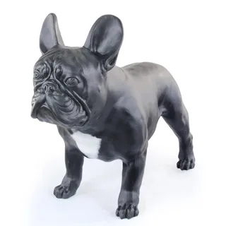 Französische Bulldogge I - Lebensgroße Hundestatue, Figur im Maßstab 1:1, Statue für den Garten von Art-Dog