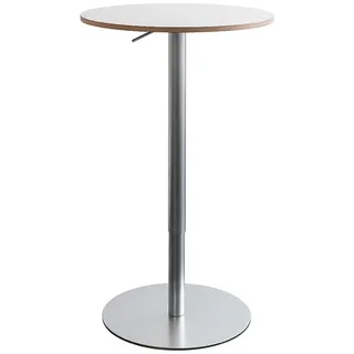 Stehtisch Brio Lapalma weiß, Designer Romano Marcato, 72-102x0x0 cm