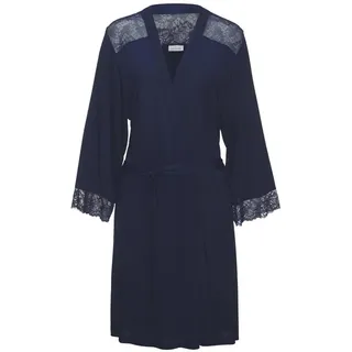 LASCANA Damen Kimono nachtblau Gr.36/38