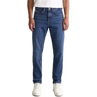 MARC O'POLO Denim Herren Jeanshose mit Stretch-Anteil Slim Fit, Blau (Multi/Dark Blue Black), W33/L34