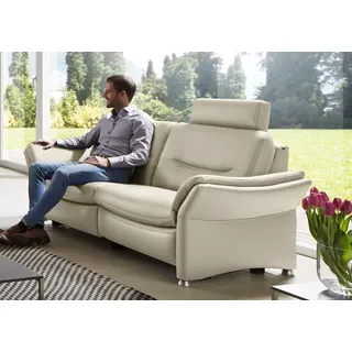 Hukla »HU-SF15058 Ledersofa, Breite 194 cm« aus Leder, optional Kopfstütze u. WallAway-Funktion,