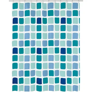 KLEINE WOLKE Duschvorhang Sonny 180 x 200 cm blau