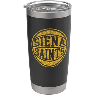 Siena College Saints Vintage Distressed Basketball Doppelwandiger Edelstahl-Thermobecher