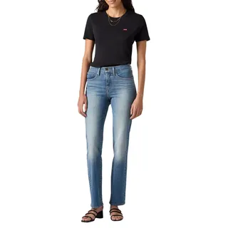 Levi's Damen 314 Shaping Straight Jeans Smudged Line, 28W / 32L
