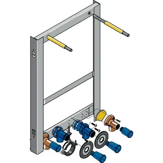 Geberit Huter Montageelement Haengespeicher für Klinger Fernwaermespeicher, Trockenb., 1 Stk. - Weiß