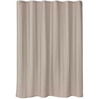 KLEINE WOLKE Duschvorhang Stripia 180 x 200 cm beige