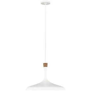 Elstead Lighting Hängeleuchte , Weiß , Metall , 53.2 cm , Grüner Punkt, RoHS , Lampen & Leuchten, Leuchtenserien