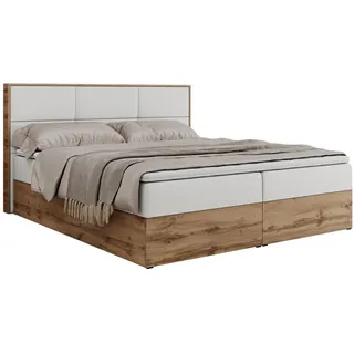 MKS Meble MKS Boxbett, Weiß Kunstleder - Weiß