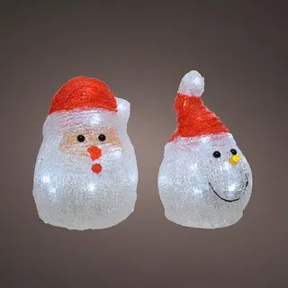Weihnachtsmann-LED-Figur für Modell mit passenden Innenbatterien. 491239