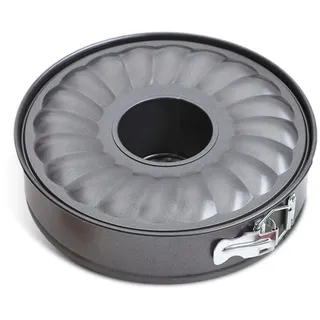 EUBSWA Springform 24 cm Rund, Kleine Kuchenform Mit Flach und Rohrboden, Springform Mit Antihaftbeschichtung für Backform,Backformen,Tortenform,Kuchenformen