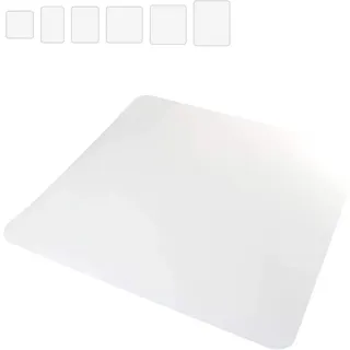 Bodenschutzmatte , Transparent , Textil , 75x120 cm , für Fußbodenheizung geeignet, pflegeleicht, kratzfest, abriebfest, widerstandsfähig , Teppiche und Böden, Bodenbeläge, Bodenzubehör, Bodenschutzmatten