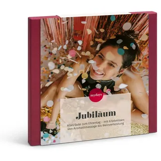 mydays Geschenkbox Jubiläum, für 1 Person, freie Erlebnis-Auswahl an ca. 965 Orten