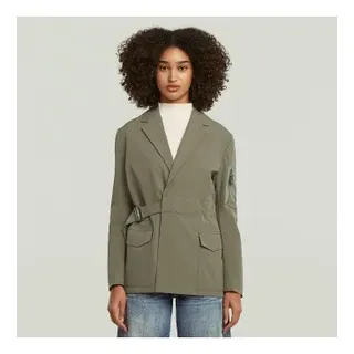 G-Star für Damen. D26946-D909-273 Americana Belted grün (L), Lässig, Polyester