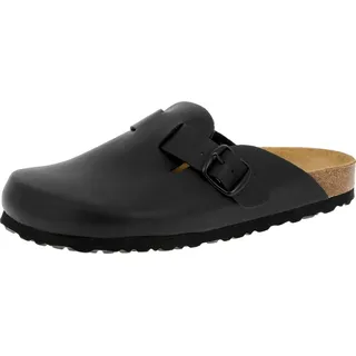 LICO Bioline Clog Pantoletten, Schwarz, 48 EU