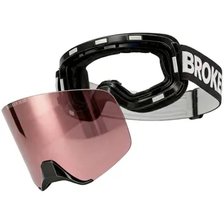 Broken Head Motocross-Brille Magnetic-Struggler Rosegold Verspiegelt