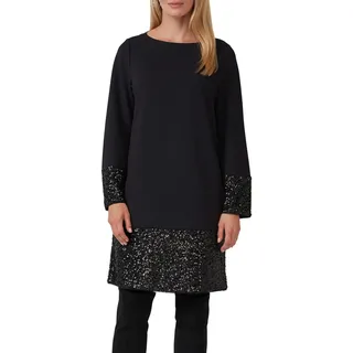 s.Oliver Damen 2173649 Kleid Langarm mit Pailletten