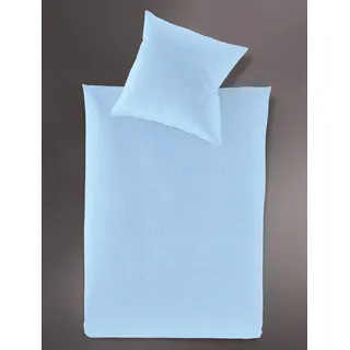 IRISETTE Lumen 8129 Gestreift Blau 155 x 200 cm + 2 x 80 x 80 cm