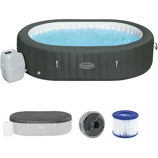 BESTWAY LAY-Z-SPA XXL WLAN-Whirlpool Mauritius 270 x 180 x 71 cm Grau