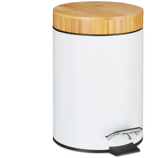 Relaxdays Kosmetikeimer 3 l Weiß