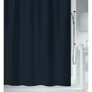 Spirella Duschvorhang Primo 180 x 200 cm schwarz