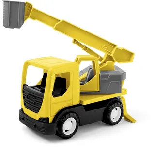 Wader Tech Truck Kran, mit Korb im Karton,35368