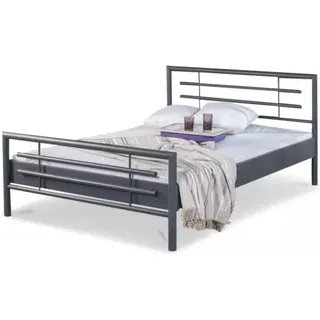 Metallbett Lola – 100 x 220 cm / dunkelgrau