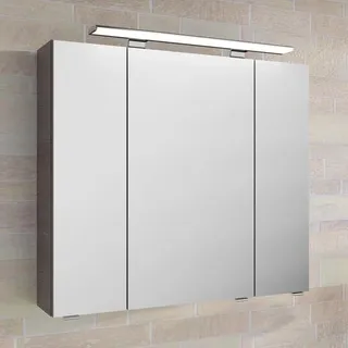 Pelipal Serie 4010 Spiegelschrank 80 x 70,3 cm mit LED-Aufsatzleuchte