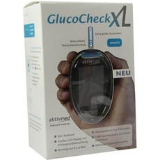 Bild GlucoCheck XL Blutzuckermessgerät Set mmol/l