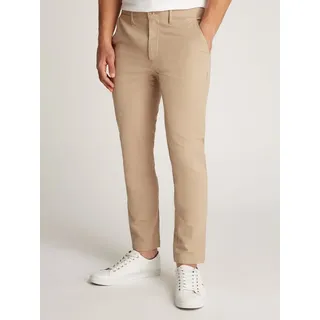 Tommy Hilfiger Herren Chino Hose Bleecker Essential Twill Slim Fit, Beige (Beige), 34W/34L