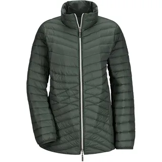 GOLDNER Steppjacke »Kurzgröße Herbstjacke mit Daunen, Stehkragen«, grün