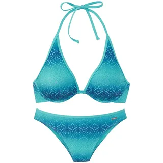Buffalo Bügel-Bikini Damen blau-türkis Gr.38 Cup F